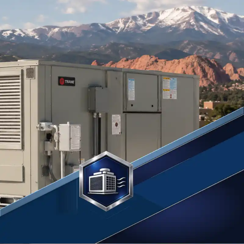 Commercial rooftop HVAC equipment serviced by All Type Mechanical Services