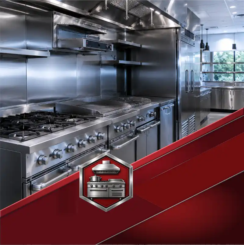 Commercial kitchen equipment repair and maintenance service